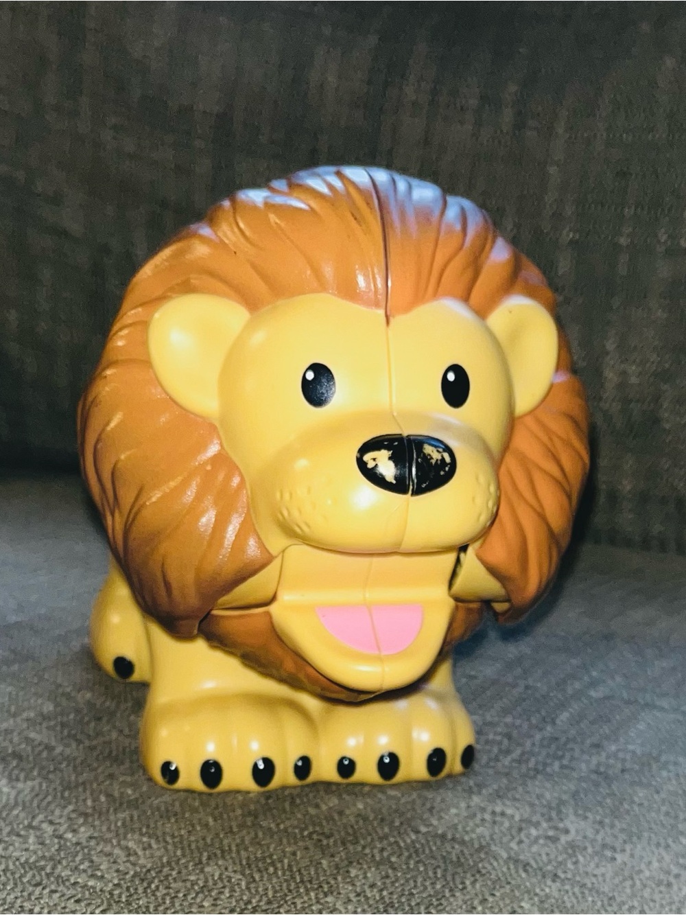 Little People Big Zoo Talker Animals Snoring Lion Tested and Working 2015